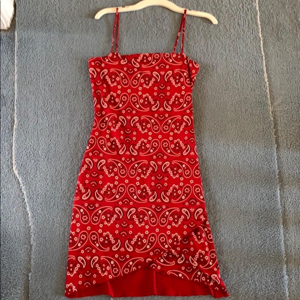 Bandana print dress